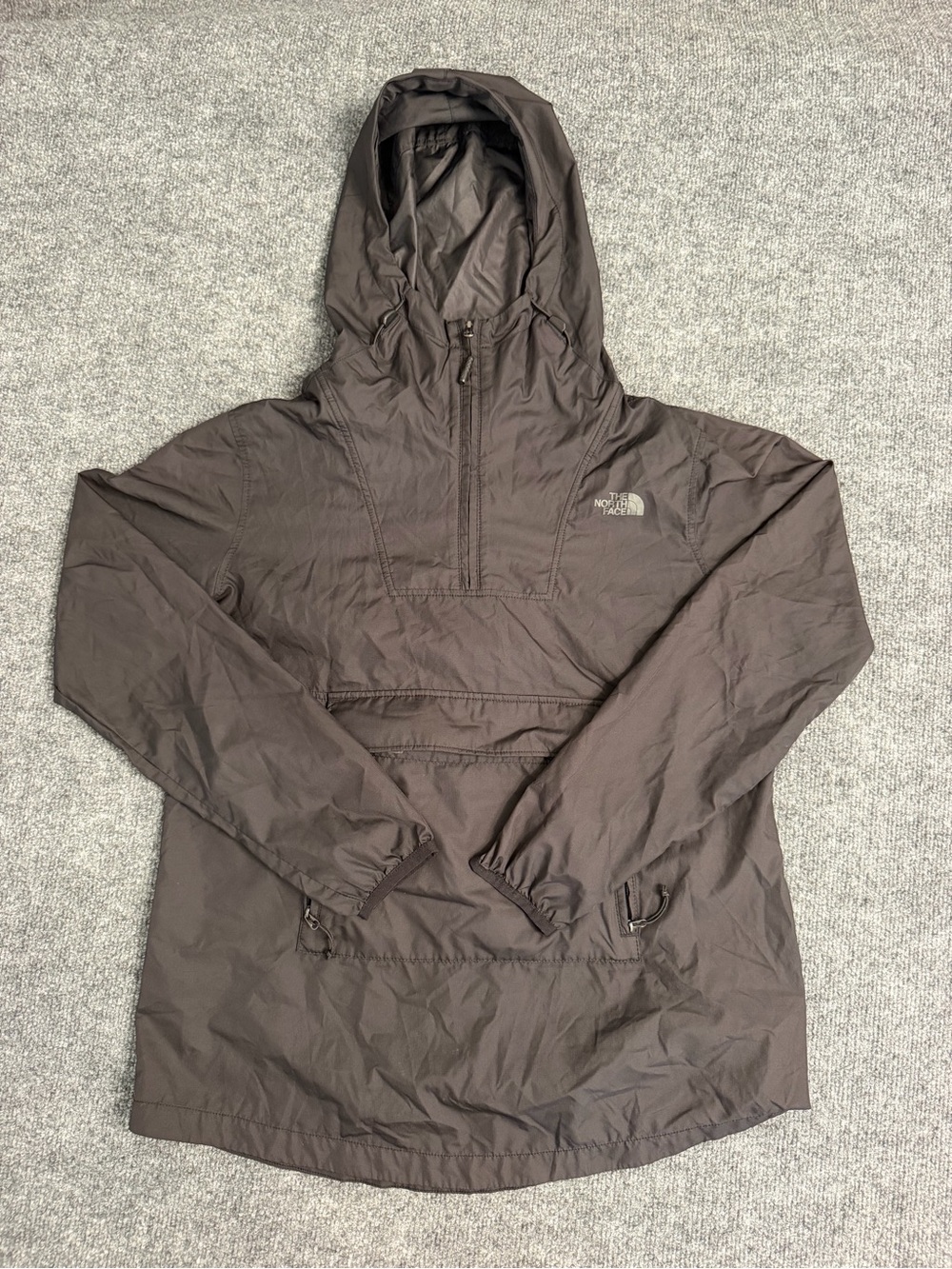 The North Face Men's Hooded Anorak Jacket in Brown